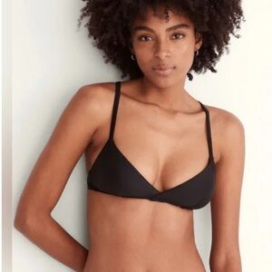 Madewell Second Wave Bikini Short Bottoms & Tie Back Top